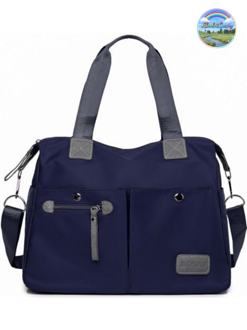 Large Multi Pocket Nylon Tote Bag Work Crossbody Satchel